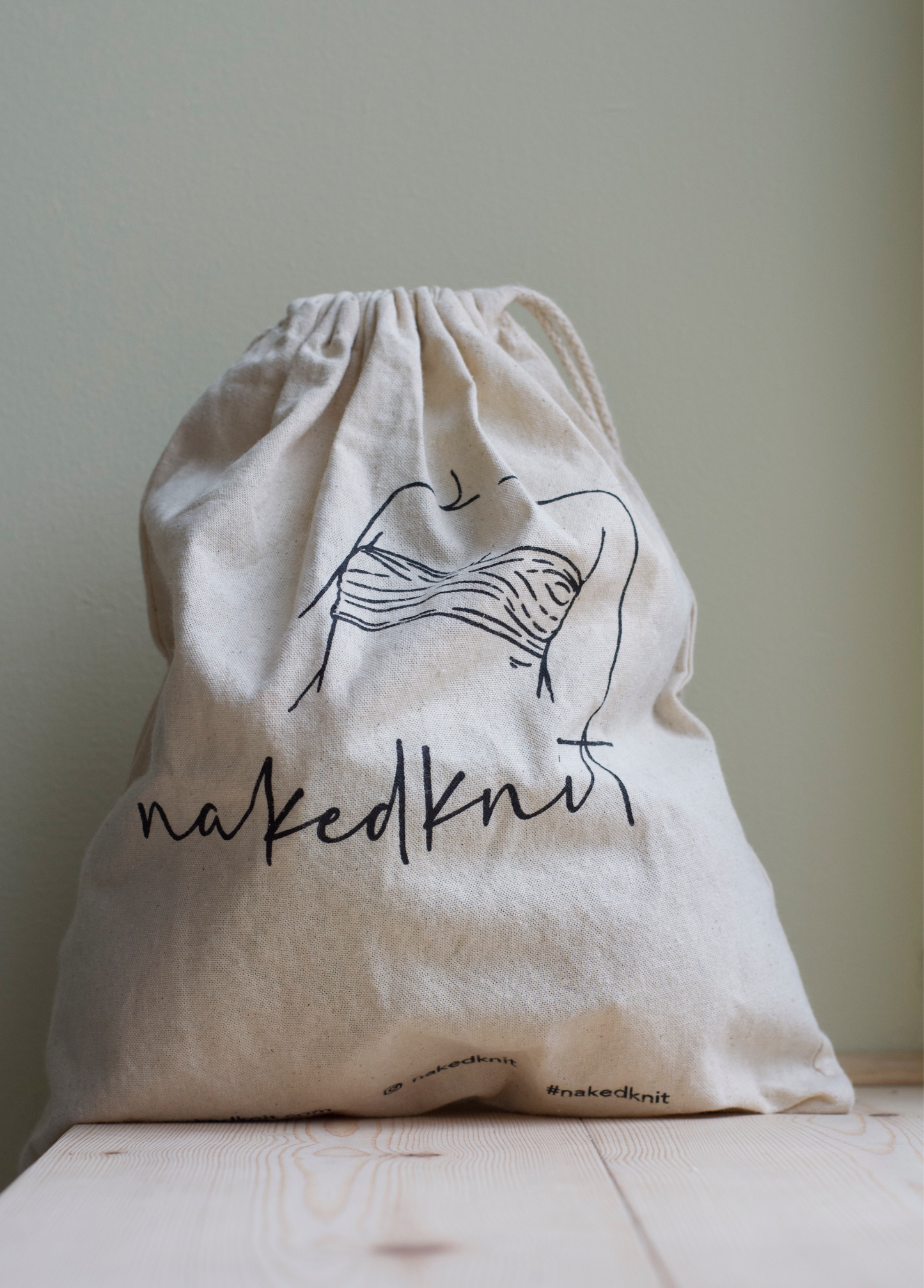 nakedknit knitting bag