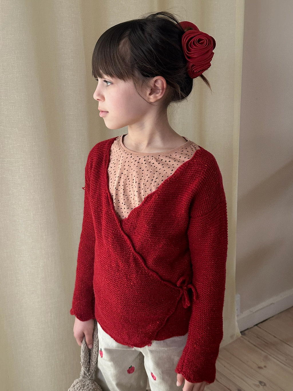 The Ondina Wrap Cardigan Junior