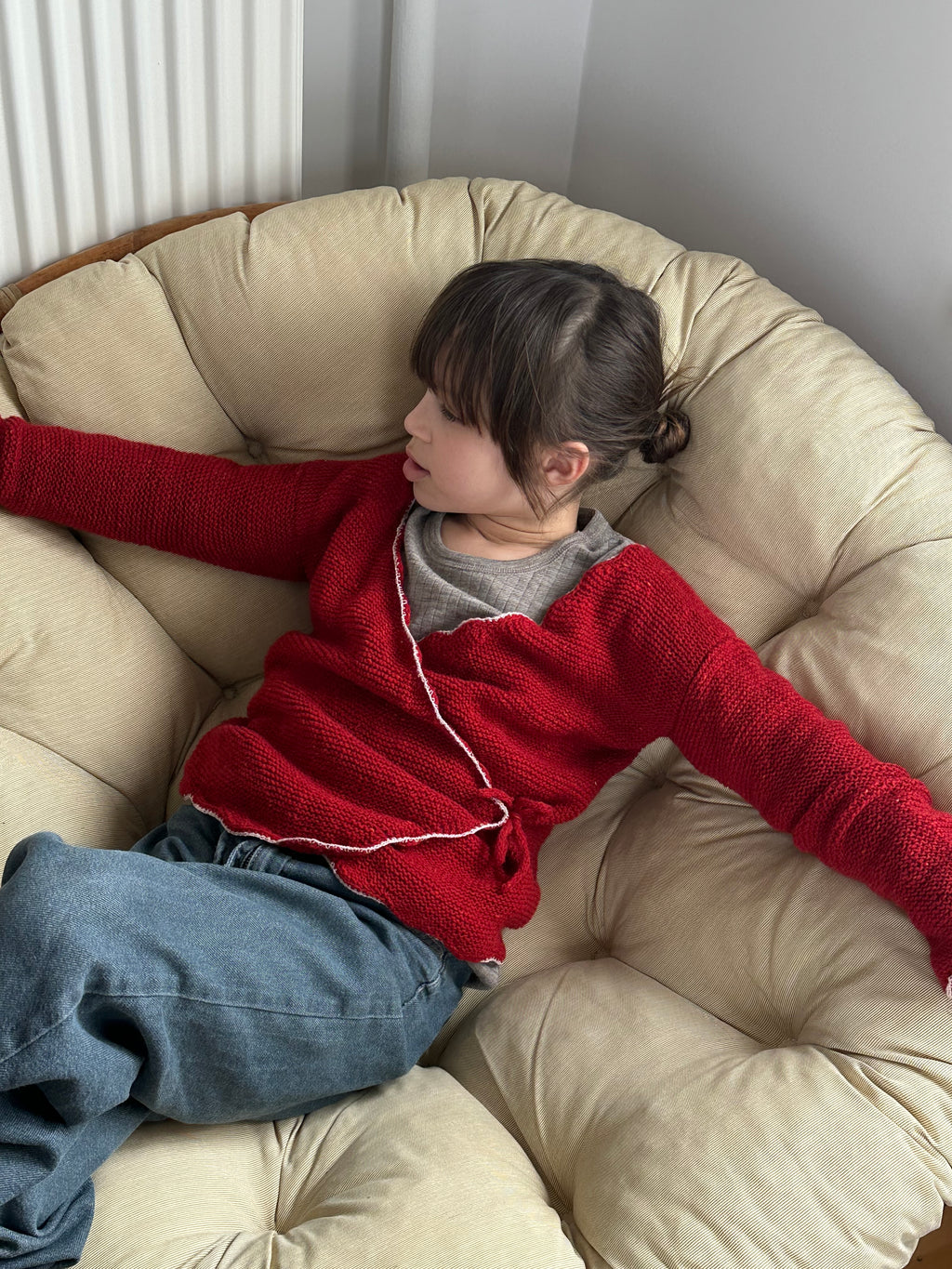 The Ondina Wrap Cardigan Junior