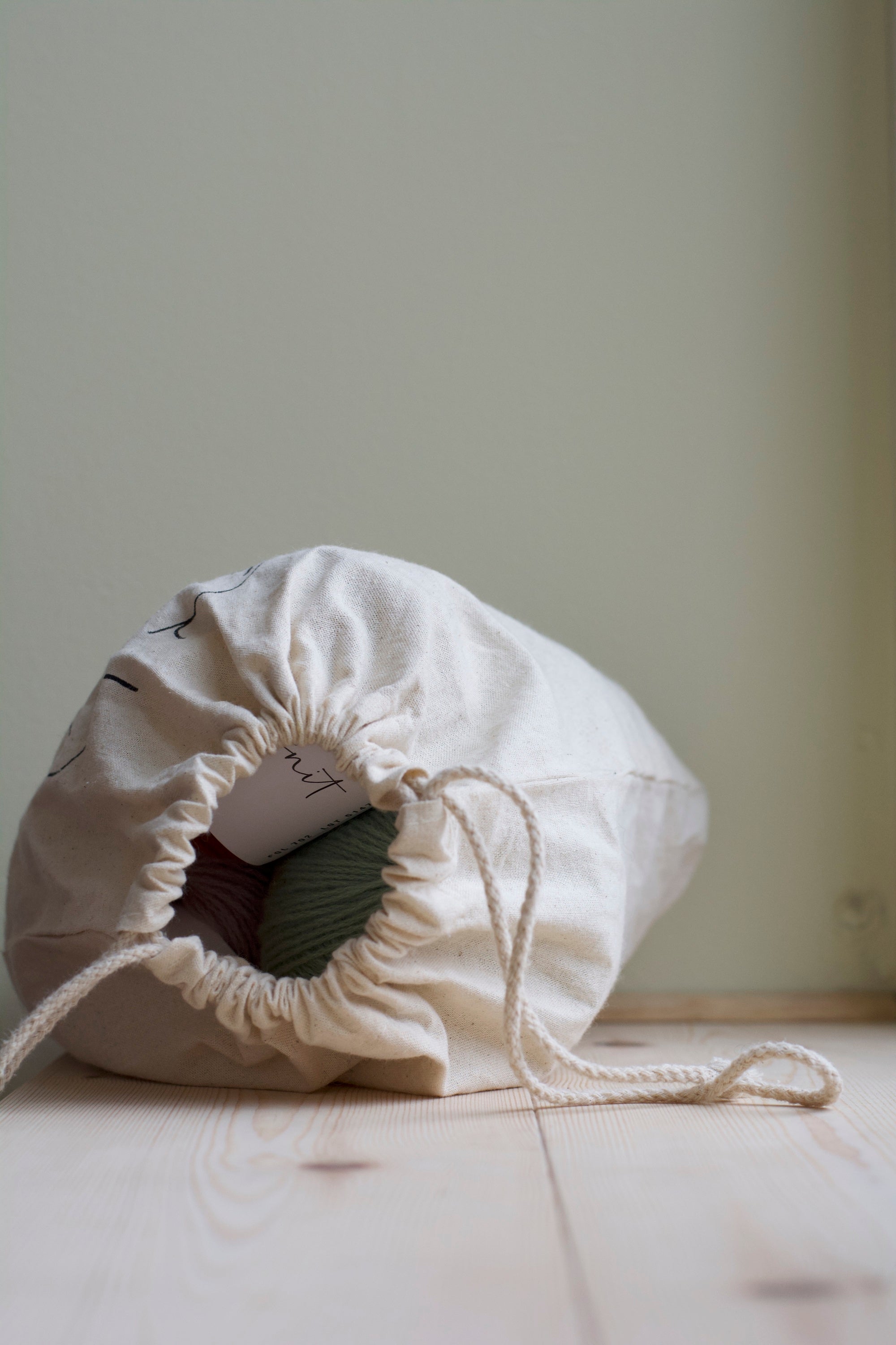 Nacktstrick-Stricktasche